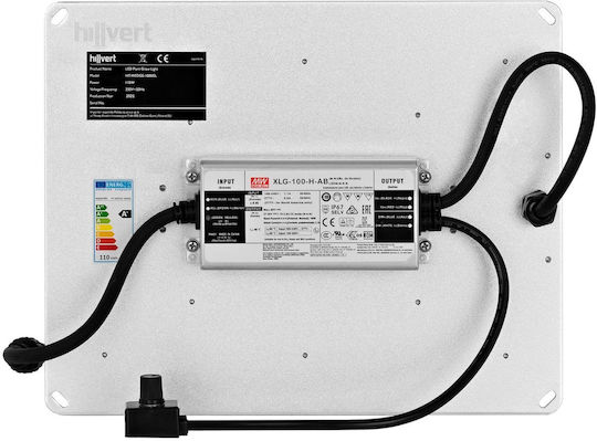 Hillvert Κρεμαστό Grow Light με LED και Ισχύ 110W Μ30xΒ24εκ.