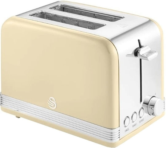 Swan Retro Toaster 2 Schlitze 815W Gray