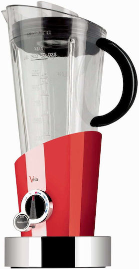 Casa Bugatti Vela Evolution Μπλέντερ με Κανάτα Tritan 1.5 lt 500W Red