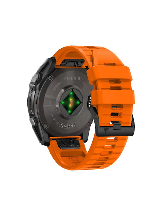 Tech-Protect Line Armband Silikon Orange (Fenix 3 / 5X / 5X Plus / 6X / 6X Pro / 7X / 7X Pro / 8 (51mm))