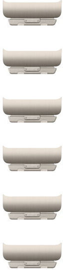 Apple Natural Link Bracelet Kit Pinii Bej (Apple Watch 46mm)