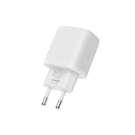Tech-Protect Φορτιστής Χωρίς Καλώδιο με Θύρα USB-A και Θύρα USB-C 20W Power Delivery / Quick Charge 3.0 Λευκός (C20W)