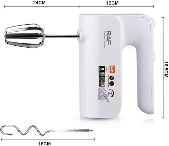 Raf Mixer Manual 800W Roșu