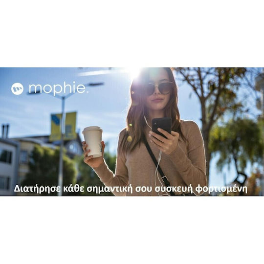 Mophie Φορτιστής Χωρίς Καλώδιο με Θύρα USB-C 20W Power Delivery Λευκός (409911856)