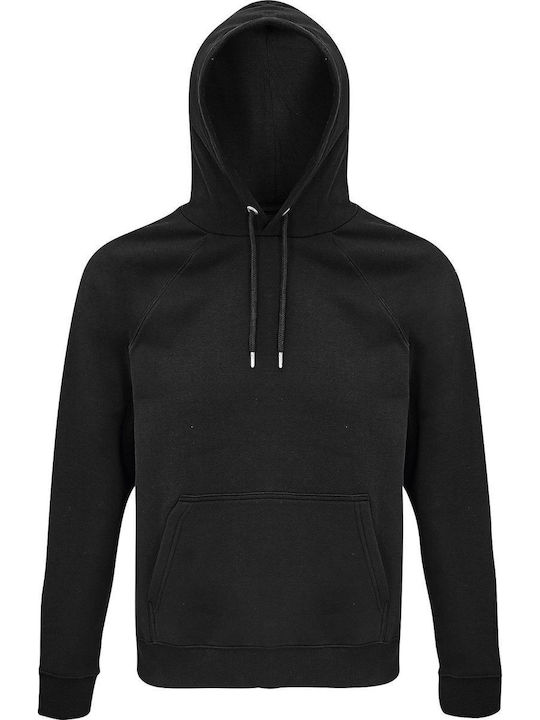 Hoodie Unisex Organic " Billie Eilish Fanart " Back Print Black