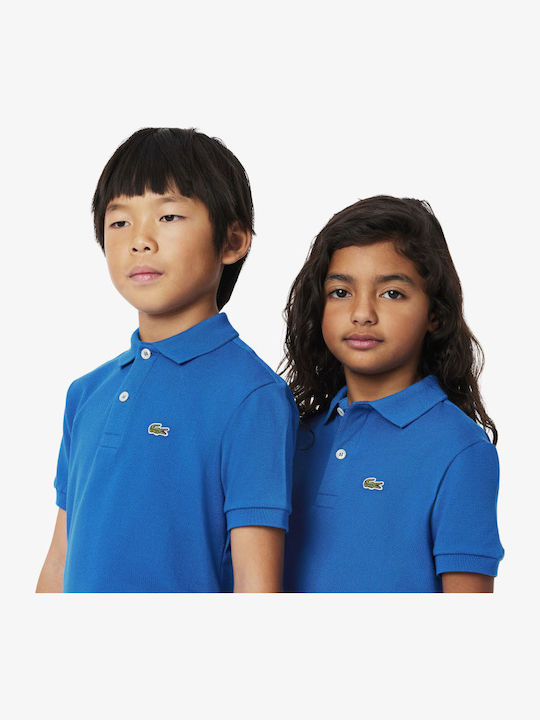 Polo pentru copii Cu mânecă scurtă Denim Blue