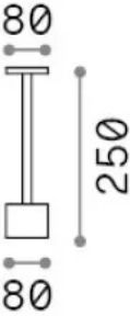 Ideal Lux Dekorative Lampe Braun