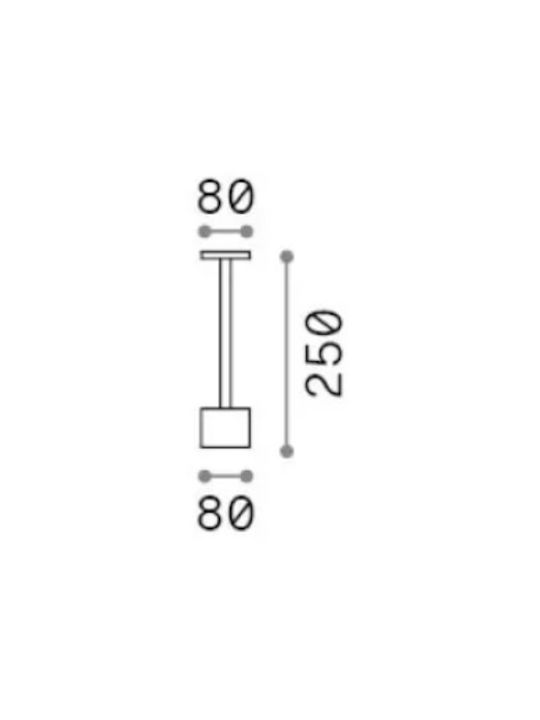 Ideal Lux Decorative Lamp Black