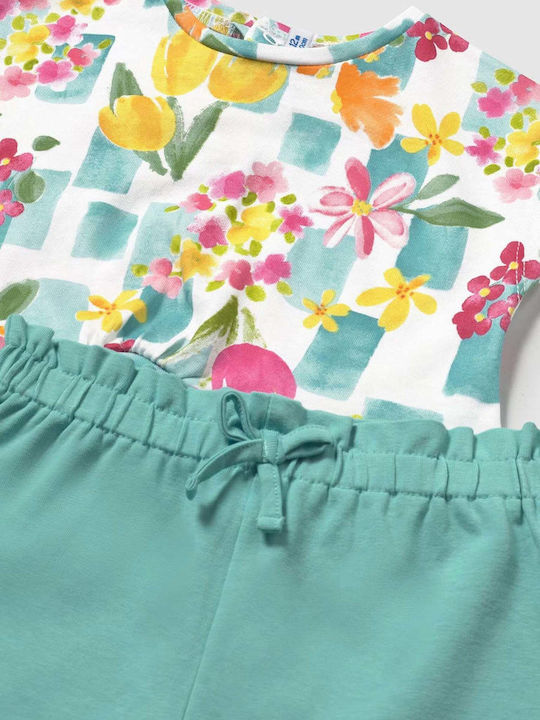 Kids' Set with Shorts Summer 3pcs Pink