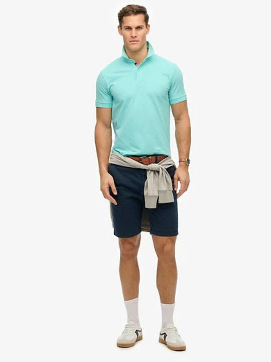 Superdry City Pique Поло Блуза Aqua Sky