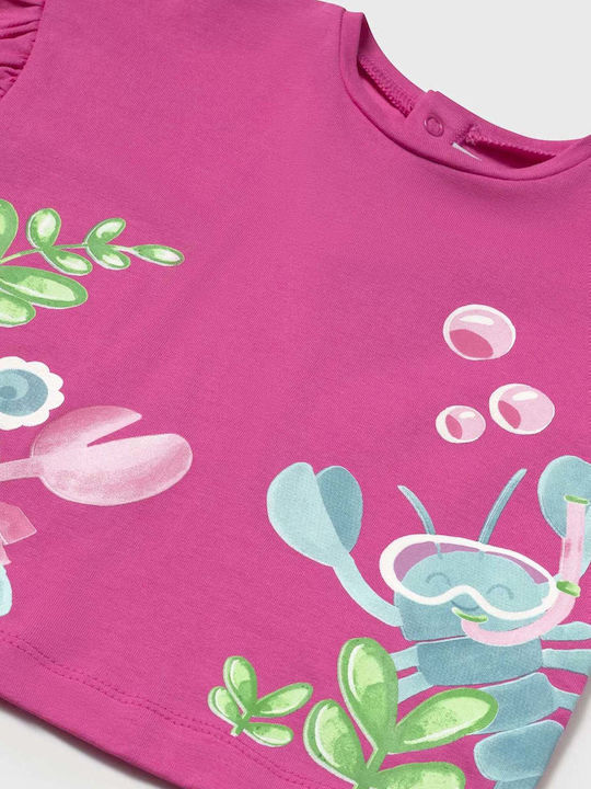 Παιδικό T-shirt Φούξια