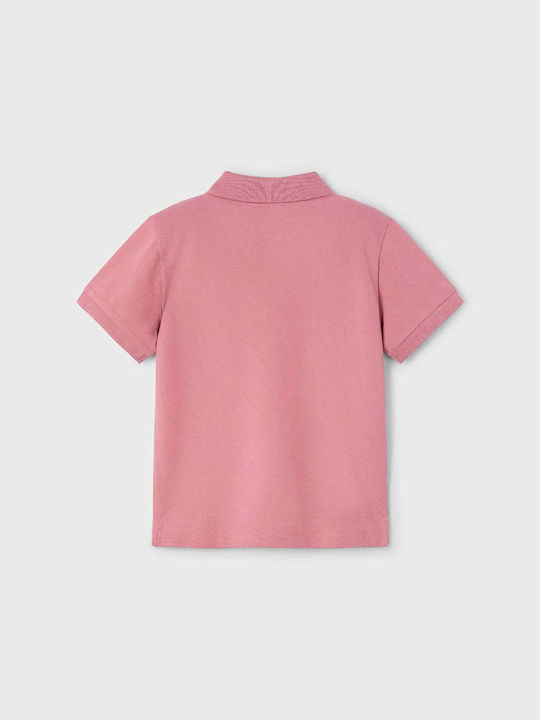 Kids' Polo Short Sleeve Pink Basic