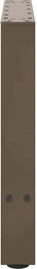 vidaXL Metallic Furniture Leg 2 Pieces Suitable for Table / Coffee Table 50x42x42cm Natural