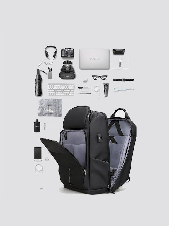 Mark Ryden Rucsac Impermeabil Pentru Laptop 17.3" Cu Port USB În Culoare Neagră