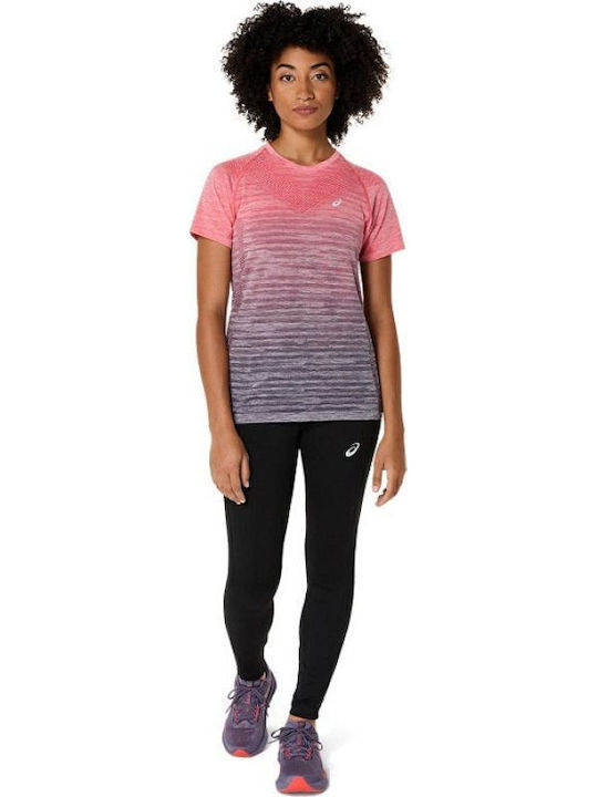 Seamless Ss Damen Bluse Kurzärmelig Koralle