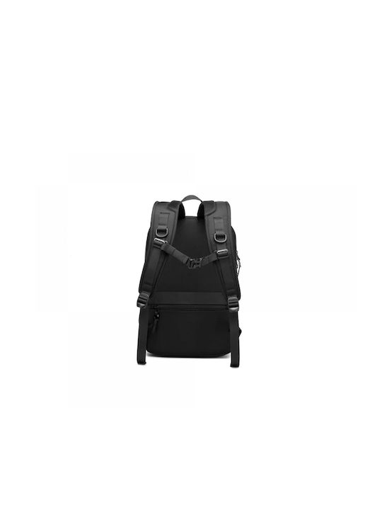 Ozuko Wasserdicht Tasche Rucksack für Laptop 15.6" in Schwarz Farbe