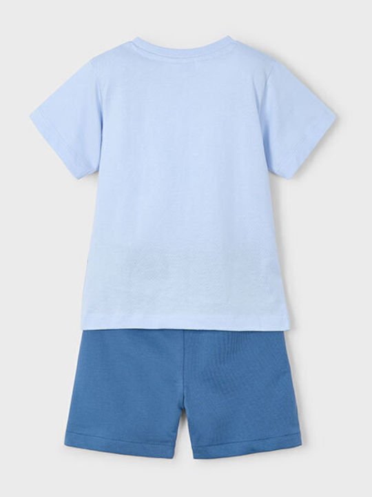 Kinder-Set mit Shorts Sommer 2Stück Light Blue Bluse