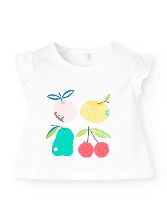 Kids' Set with Shorts Summer 2pcs White