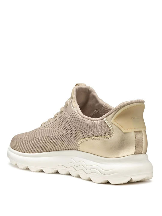 D Spherica Damen Anatomisch Sneakers Beige Dark / Gold