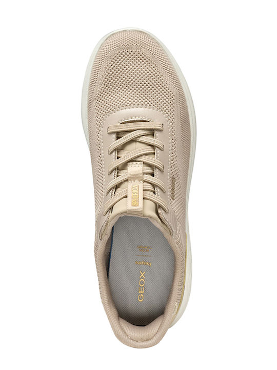 D Spherica Damen Anatomisch Sneakers Beige Dark / Gold