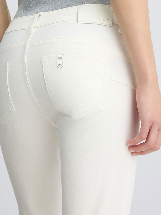Monroe Women's Jean Trousers in Skinny Fit White