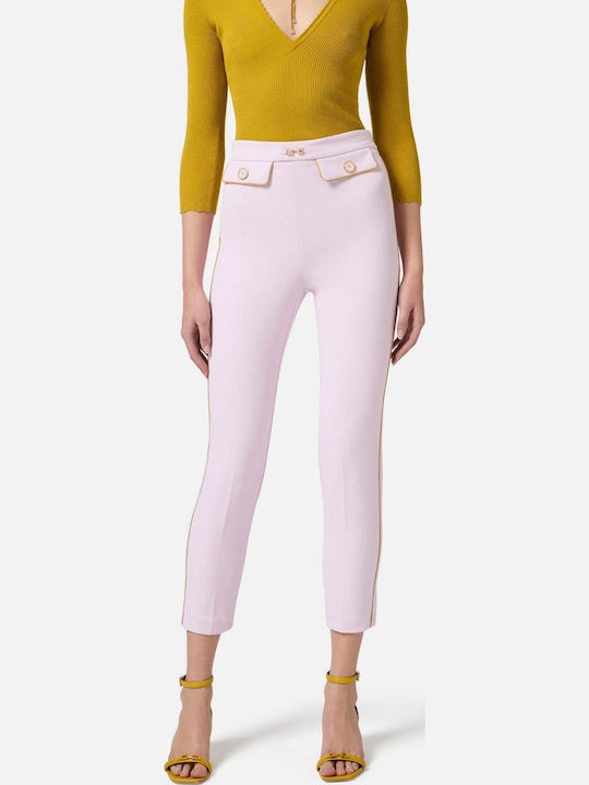 Damen Stoff Hose Rosa