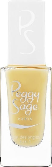 Peggy Sage 4 In 1 Tratament cu Vitamine și Culoare cu Pensulă Silicon 11ml