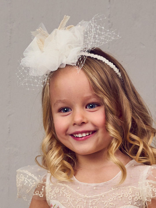 Headband Lace Polka Dots Tulle Natalia