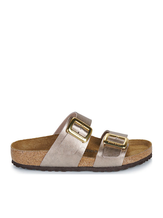 Sydney Flache Sandalen für Damen Grau