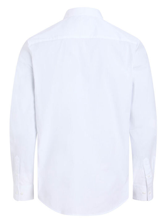 Calvin Klein Herrenhemd Slim-Fit Weiß Calvin Klein Herrenhemd Slim-Fit Weiß