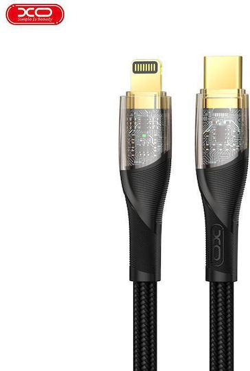 XO USB-A to Lightning Cable 27W Gold 1m