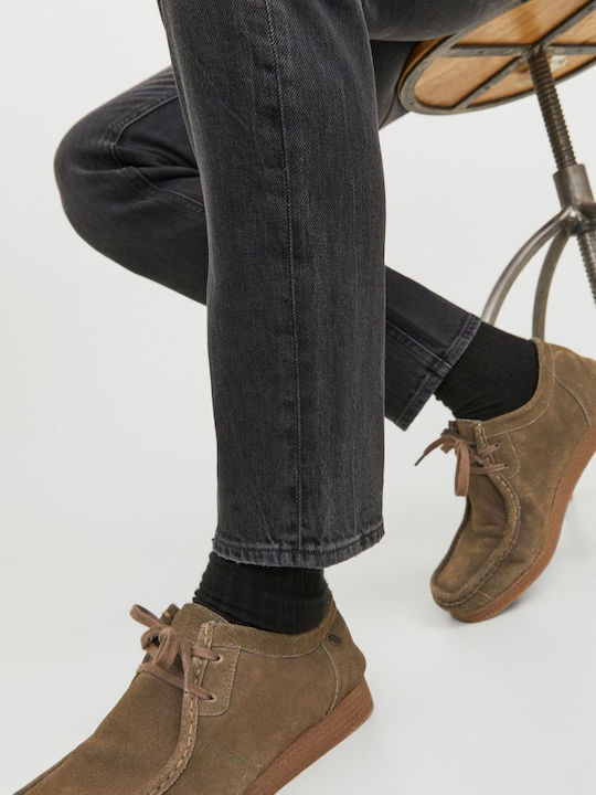 Men's Jeans Pants with Regular Tapered Fit Anthracite