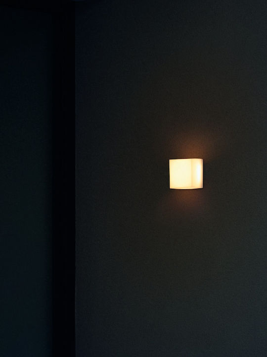 Ideal Lux Επιτοίχιο Εξωτερικό Φωτιστικό LED IP65 6W με Φυσικό Λευκό Φως 10x10x10εκ.