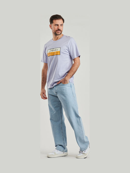 Men's Jeans Pants with Relaxed Fit Blue