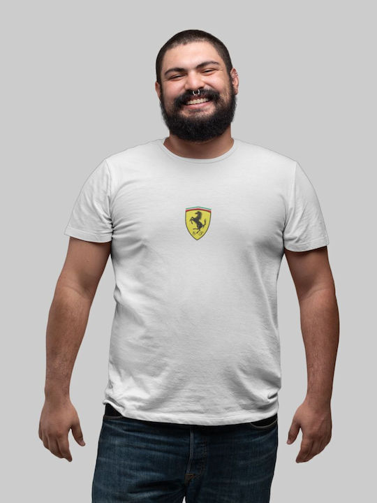 Тениска Leclerc X Ferrari плюс размер черна