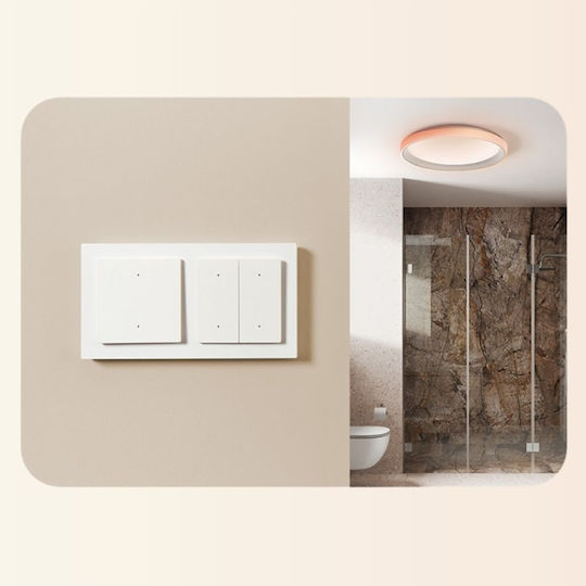 Aqara H2 Wall Switch Lighting Two-Way with Frame White