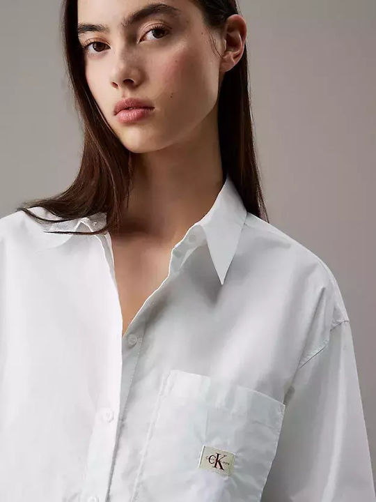 Women's Long Sleeve Shirt White