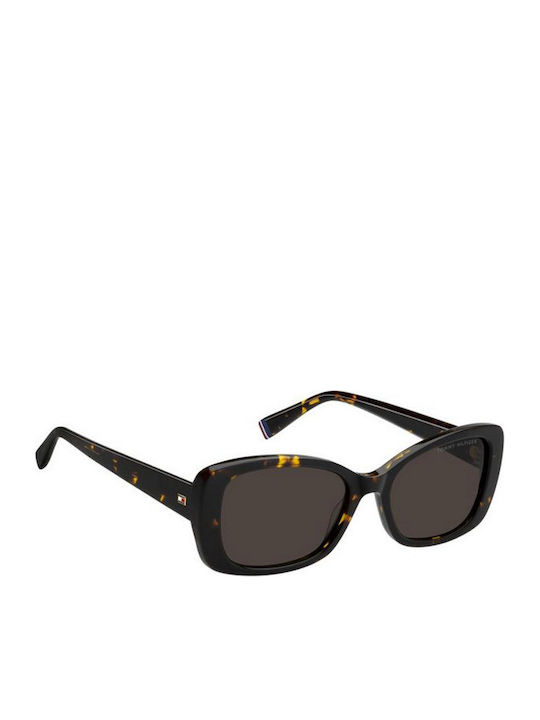 Tommy Hilfiger Feminini Ochelari de soare cu Maro Tortoise Cadru și Maro Lentilă TH2225/S 086/70