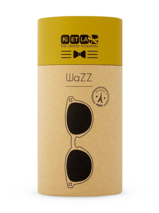 KiETLA Wazz Unbreakable Butterfly Baby Kids Sunglasses Mustard For 1-2 Years