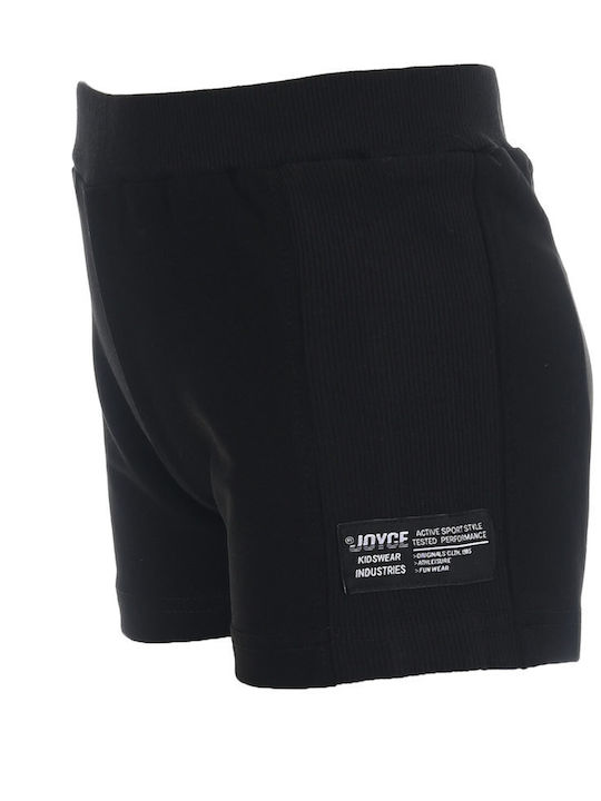 Kinder-Shorts/Bermudas Stoff Schwarz