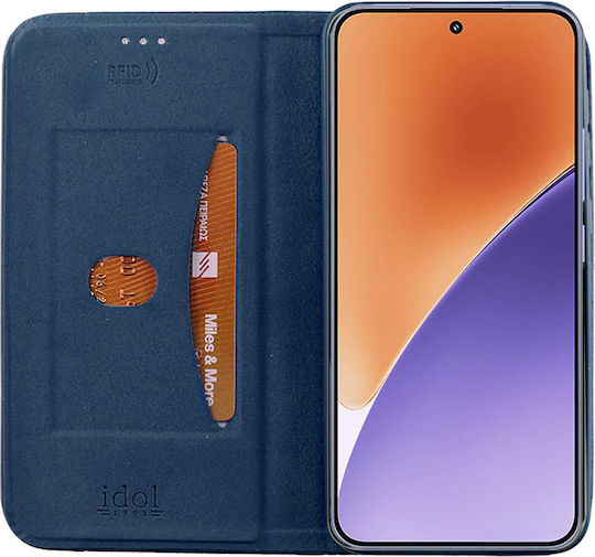 Idol 1991 Book Δερματίνης / Σιλικόνης / Δερμάτινο Μπλε (Xiaomi 15)