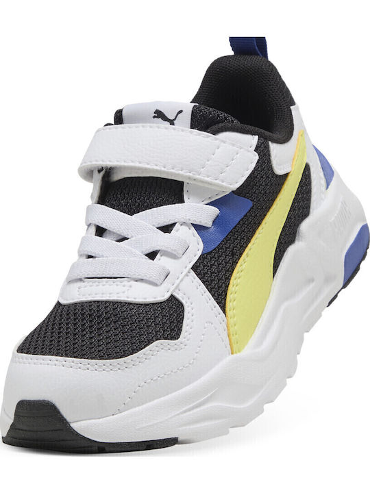 Trinity Lite AC+ PS Παιδικά Sneakers Ανατομικά με Σκρατς Μαύρα
