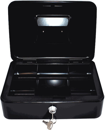 Metron Geldkassette Schwarz 10' 25x18x9cm 333.094183