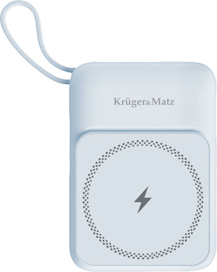 MagSafe Power Bank 10000mAh 22.5W Power Delivery Quick Charge Light Blue