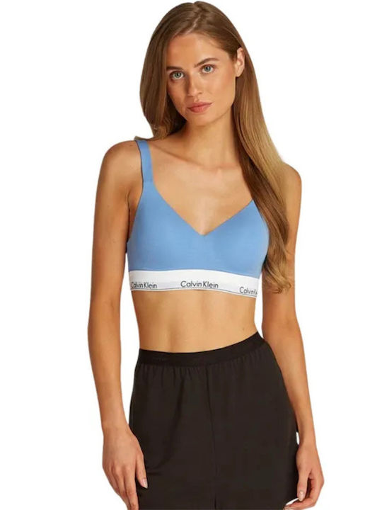 Women's Sports Bra with Light Padding Light Blue
