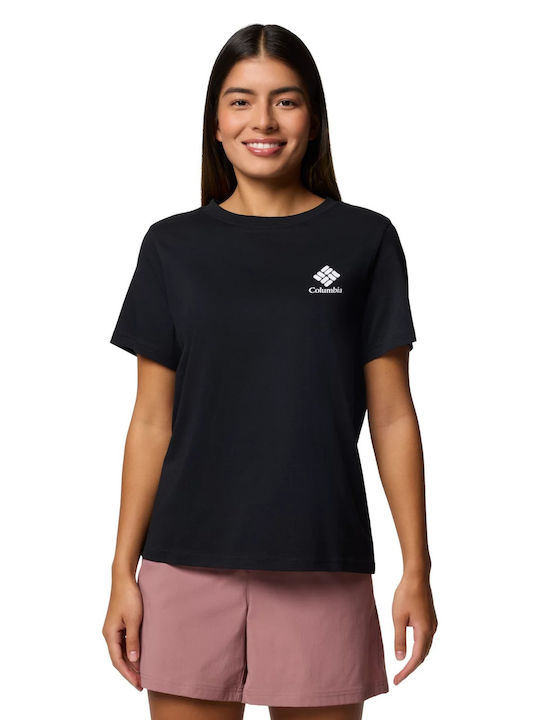 Columbia Damen T-Shirt Schwarz