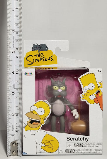 Jakks Pacific Miniature Toy Simpsons Scratchy Cat Scratchy the Cat 6.35cm