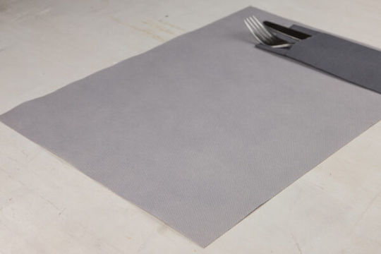 PaperQ Подложки за чинии Сив 30x40см. 400бр