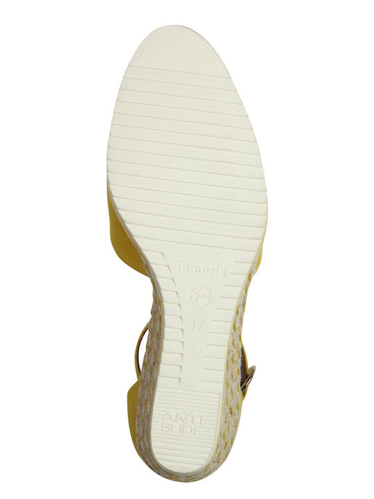 Damenplattformen im Espadrilles-Stil Gelb