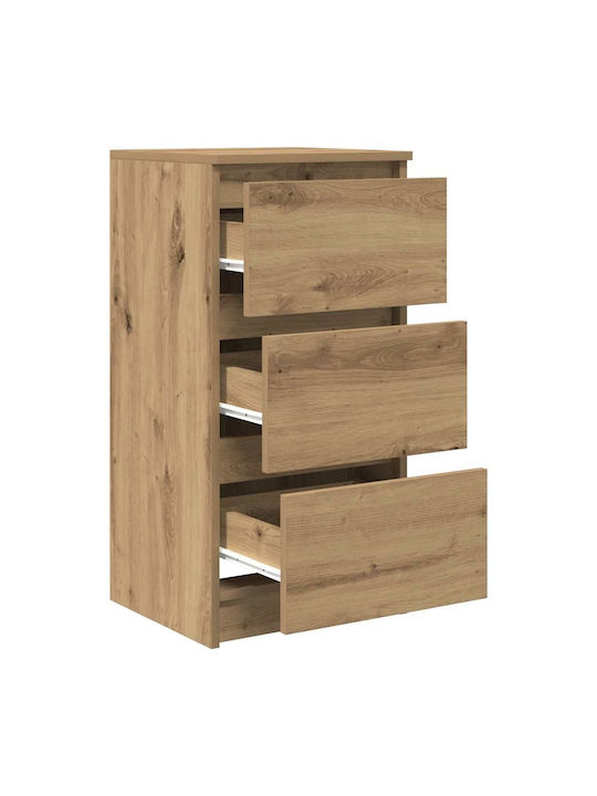 Drawers Storage Wooden L37.5xW35xH76cm
